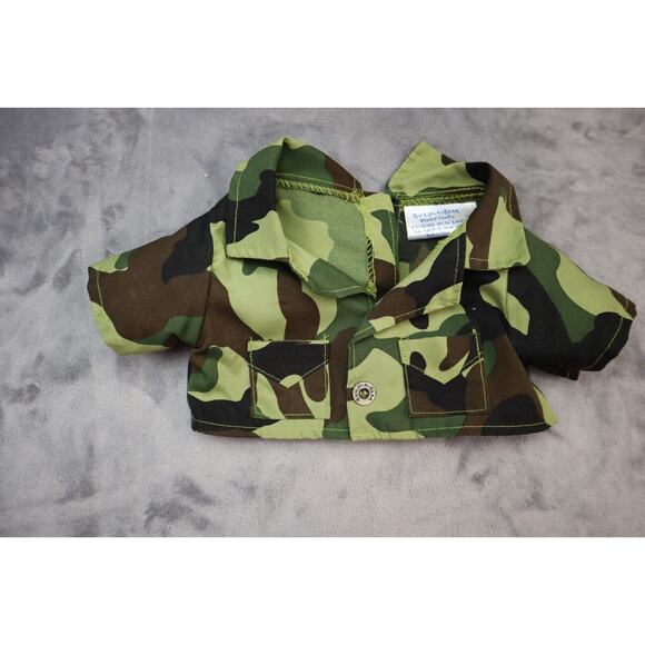 Build A Bear Traveling Teddy BABW On Tour Military 18" Plush Stuffed Animal - Picture 15 of 16